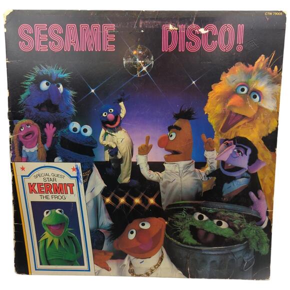 Sesame Disco 1979‎ Sesame Street Records Vinyl LP CTW 79008 Stereo Joe Raposo VG - Picture 1 of 12